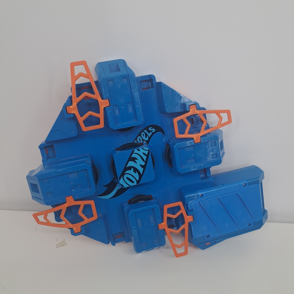Hot Wheels Criss Cross Crash Motorized Booster / Launcher Only DTN42 Blue 2016